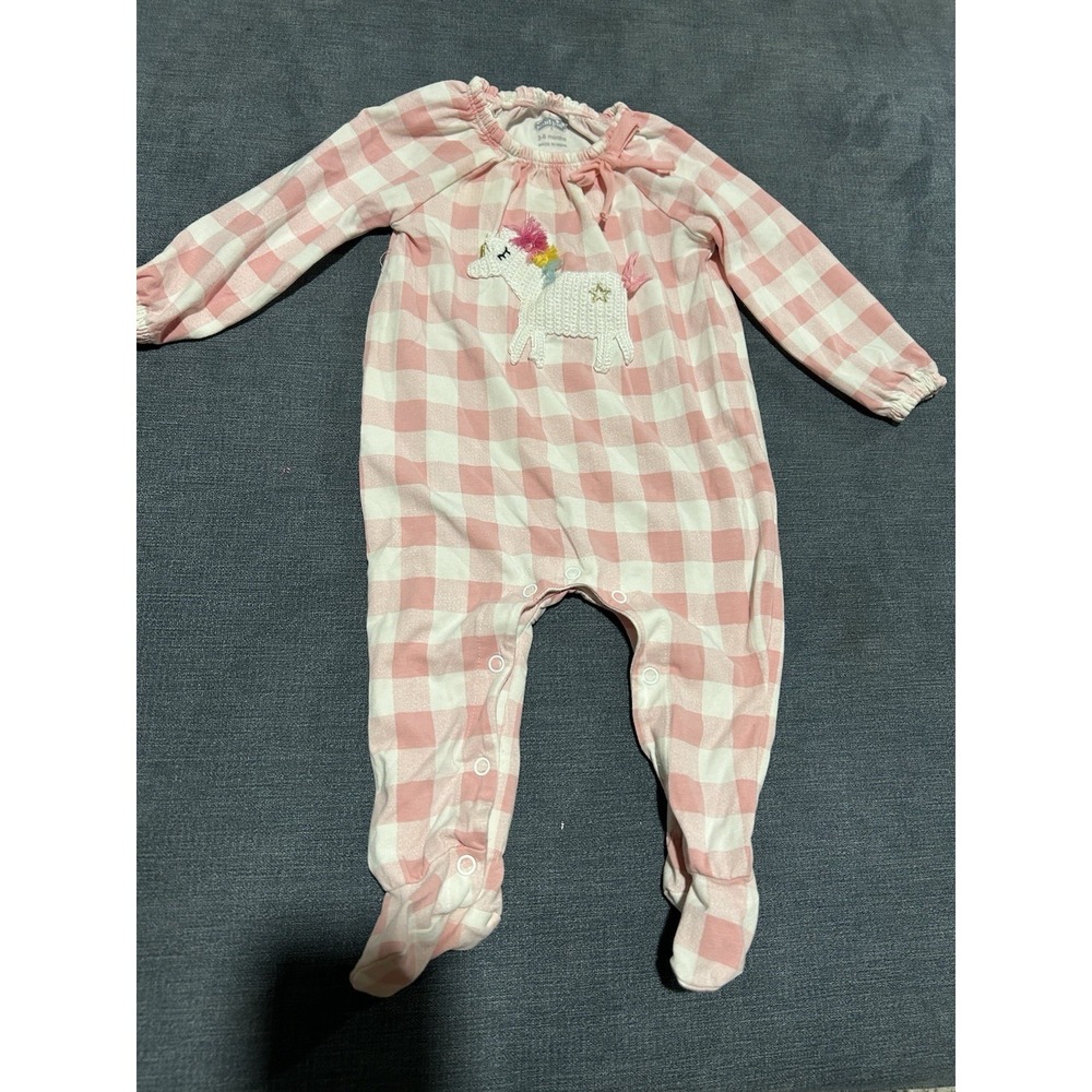 Mud Pie Unicorn Babygirl One Piece Outfit Size 3-6 Months